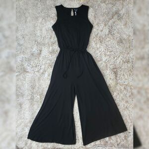 Paraphrase Wide Leg Sleeveless Jumper Black‎ NWT Women's Size Medium